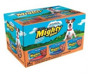 Mighty Dog dog food 24 pk cans