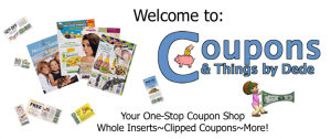 Coupons by dede1 300x126 Sunday Coupon Preview for July 10th Coupons