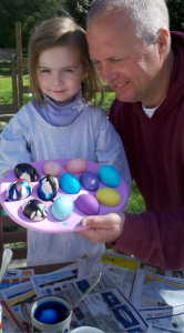 Tie Dye Easter Eggs Samantha Daddy e1333638354276 166x300 Tie Dye Easter Egg Recipe: How to Make Tie Dye Easter Eggs