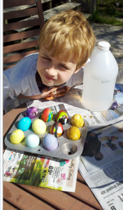 Tie Dye Easter Eggs with Christian 176x300 Tie Dye Easter Egg Recipe: How to Make Tie Dye Easter Eggs