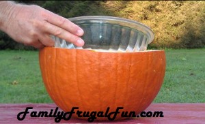 Halloween pumpkin punch bowl image