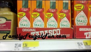 Tabasco on shelf at Target 300x170 Target In Store Deals