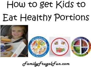How to get kids to Eat Healthy Portions with Portion Plates
