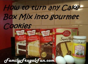 How to turn a cake box mix into a gourmet cookie