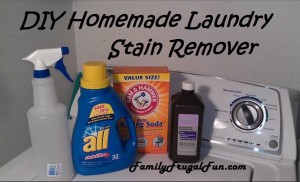 homemade laundry Stain remover Recipe