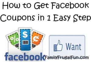 Facebook Coupons