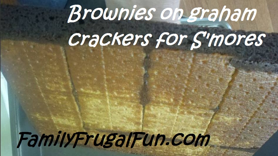 Gourmet Smores Bars on graham crackers