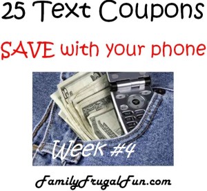 How to Save money with your phone Text Coupons