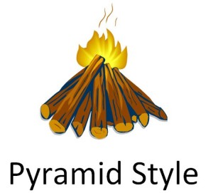 How to build a campfire Pyramid Style wood