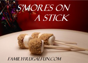 S'mores on a stick recipe s'mores pops