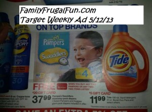 Target Pampers Deal May 12th 2013 Weekly Target Ad