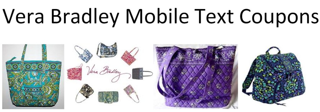 Vera Bradley Mobile Text Coupons