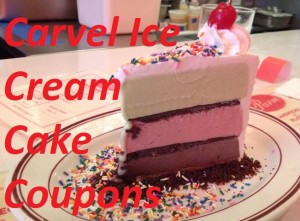 CArvel ice cream cake coupons