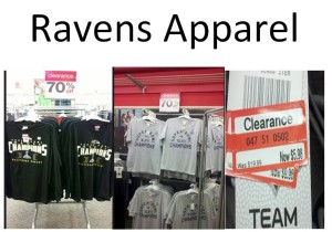 Ravens Apparel Clearance