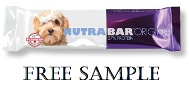 FREE Sample Of Nutra Bar For Dogs 