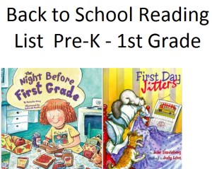 Back to School Reading list