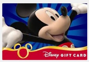 Disney Gift CArds for kids