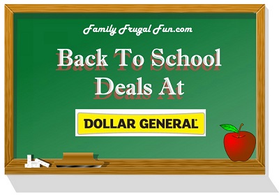 Dollar General Back To School