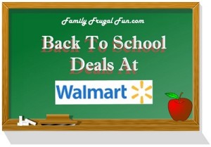 Walmart Back To School