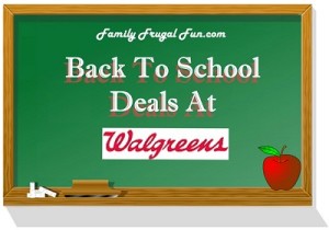 Walgreens Back To School