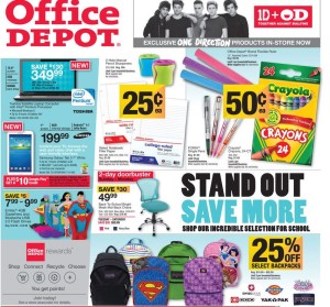 Office Depot Back to school July 14th 2013