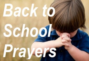 Back to School Prayers