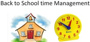 Back to School Time Management