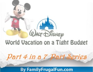 Disney World on a tight Budget