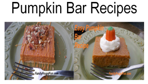 Pumpkin Bar Recipes