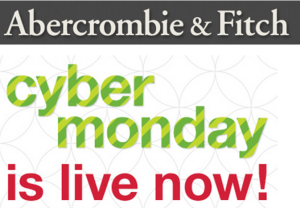 Abercrombie & Fitch Cyber Monday Sale 2013