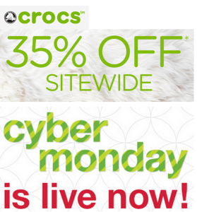 Crocs Cyber Monday Sale 2013