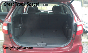 Kia Sorrento Car Review Trunk Space