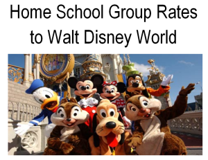 Discount Tickets to Walt Disney World