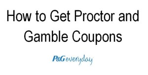 How to Get Proctor and Gamble Coupons