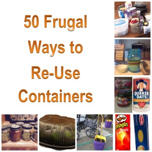 Frugal Ways to Reuse Containers