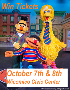 Sesame Street Live Wicomico Civic Center Salisbury MD October 7th 8th 2014