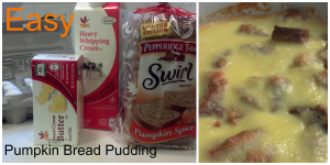 Easy Pumpkin Bread Pudding Recipe '