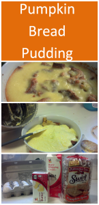 Easy Pumpkin Bread Pudding Recipe     '