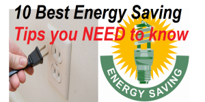 10 Best energy conservation tips