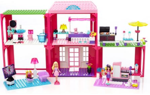 Build N Play Fab Mansion by Barbie and Mega Bloks