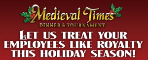Medieval Times holiday discounts Baltimore Castle