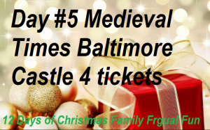12 Days of Christmas Giveaway Medieval Times tickets