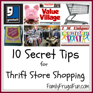 Thrift Store Tips
