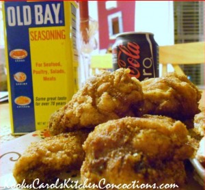 Superbowl party foods Old Bay Chicken wings