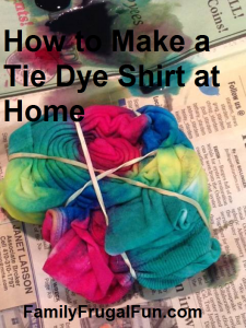 How to make a Tie Dye Shirt at home 10