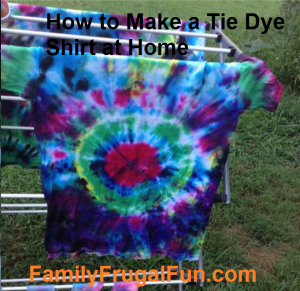 How to make a tie dye shirt at home 1