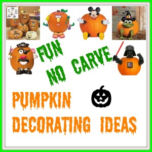 Fun No Carve Pumpkin Decorating Ideas