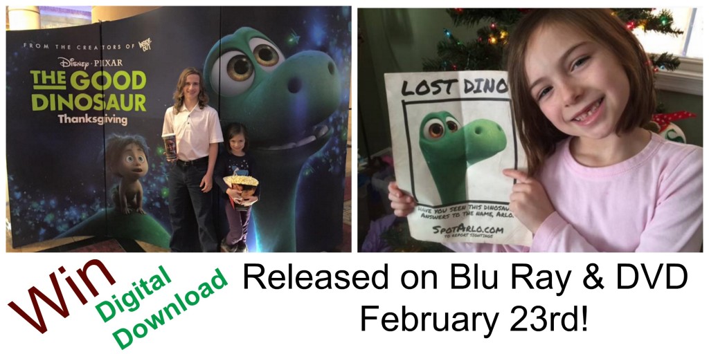 The Good Dinosaur on DVD & Blu Ray