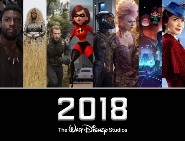 2018 Disney Movie Release Schedule