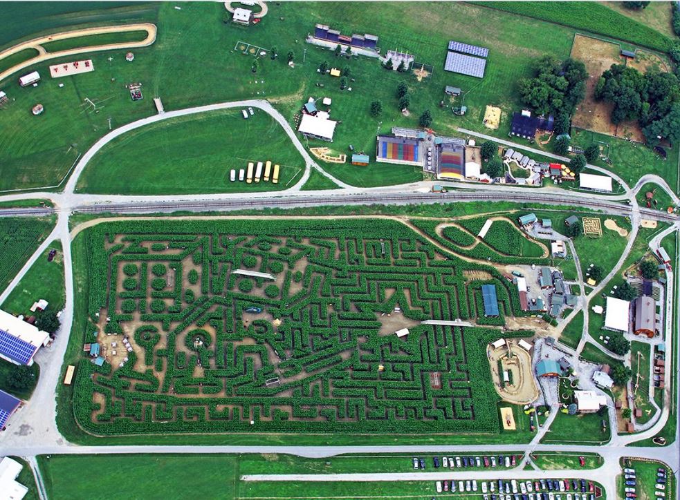 Cherry Crest Adventure FArms Corn Maze